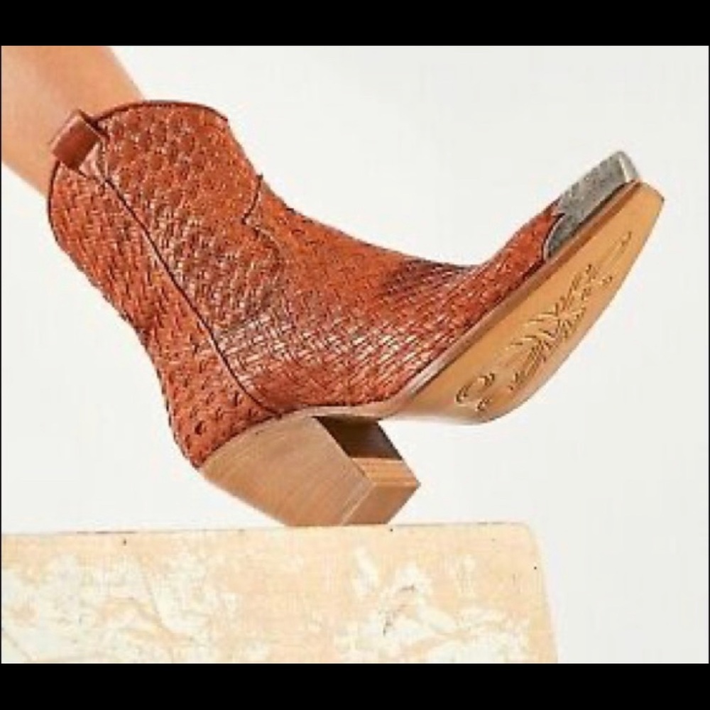 Free People Woven Brayden Western Boots.